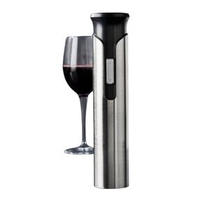 Houdini Corkscrew Wine Bottle Opener Battery Operated Stainless Steel
